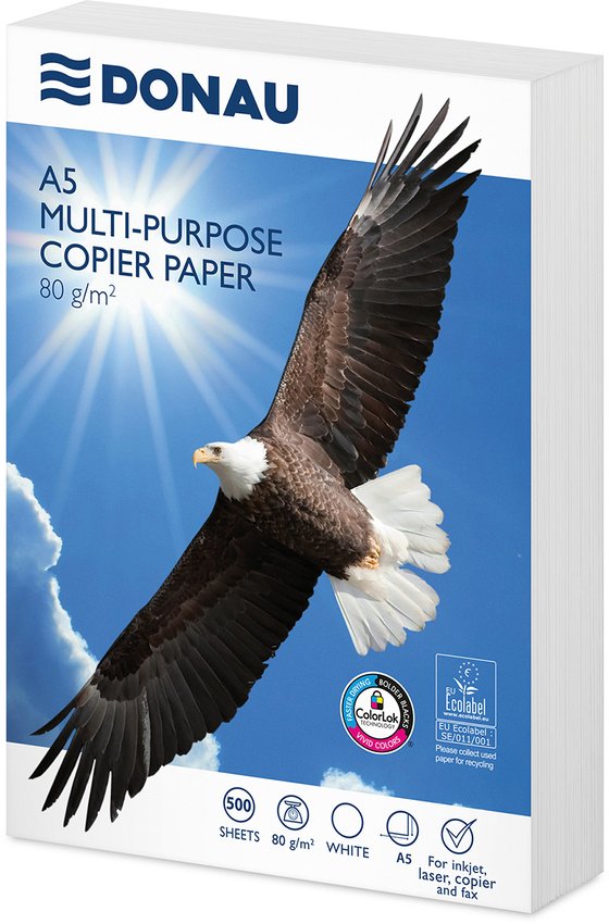 Papier ksero DONAU A5 klasa C 80gsm 500 ark.