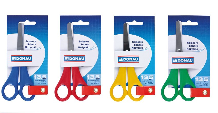 Nożyczki Szkolne Donau 135Cm Mix Kolorów