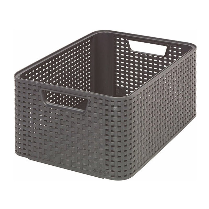 Koszyk Curver Style model M odcień ciemny szary 205846
