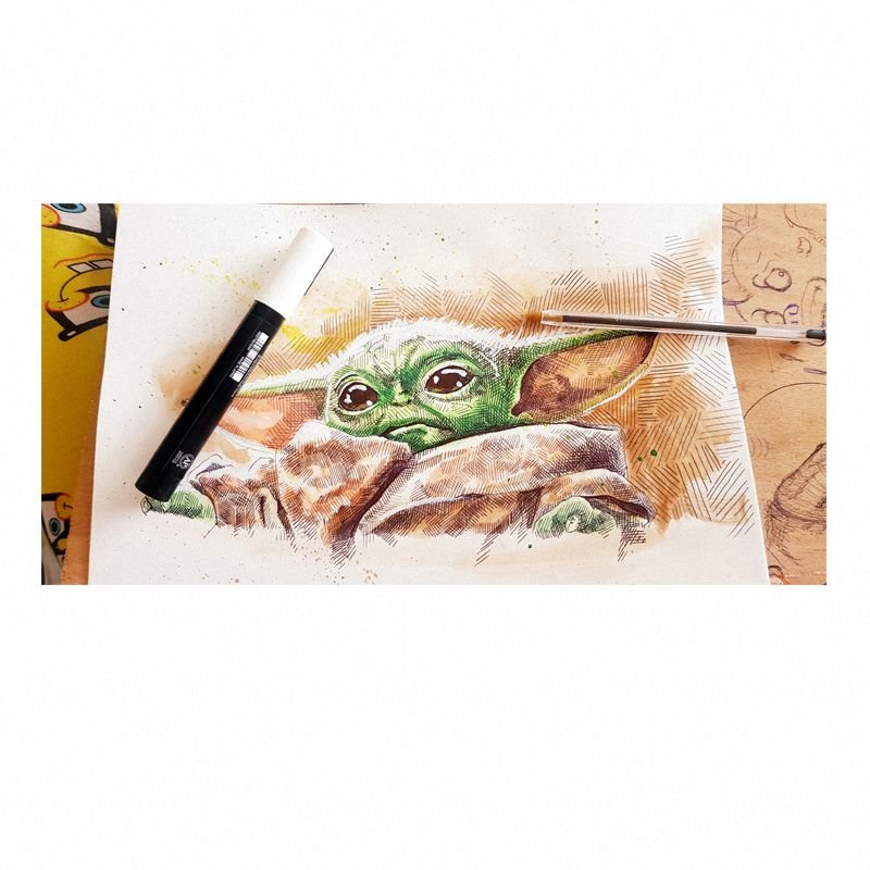 Biały marker plakatowy Uni Posca PC-5M, okrągły