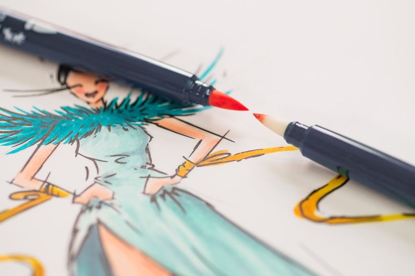 Pisak Goldfaber Sketch Dwustronny Zestaw Fashion 6 Kol. Faber-Castell