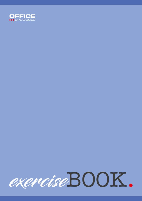 Zeszyt szkolny OFFICE PRODUCTS A5 w kratkę 80 kart., 60gsm mix kolorów