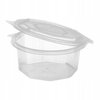 Papstar komplet 50 pojemników PP z pokrywą 750 ml ośmiokąt