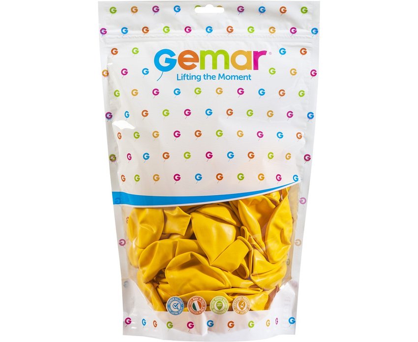 Balony G120 pastel 13" Ciemnożółte 03/ 50 szt.