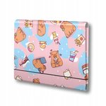 Teczka Skrzydłowa z Gumką A5 Kapibara Food /Penmate