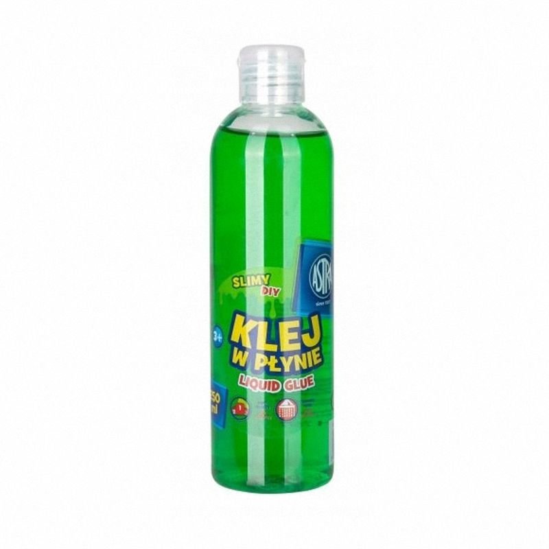 Zestaw do Zrobienia Slime Aktywator + Klej + Brokat Zielony/Astra