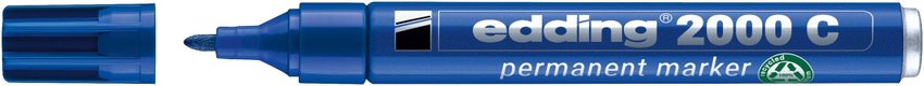 Marker permanentny e-2000c EDDING 15-3mm niebieski
