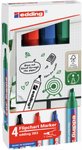 Marker do flipchartów e-383 EDDING 1-5 mm 4 szt., mix kolorów