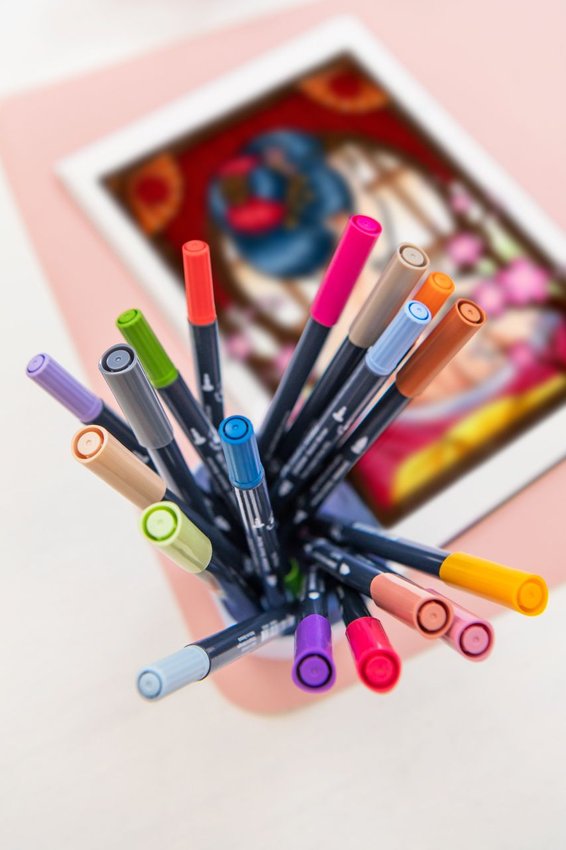 Pisak Goldfaber Sketch Dwustronny Zestaw 12 Kol. Faber-Castell