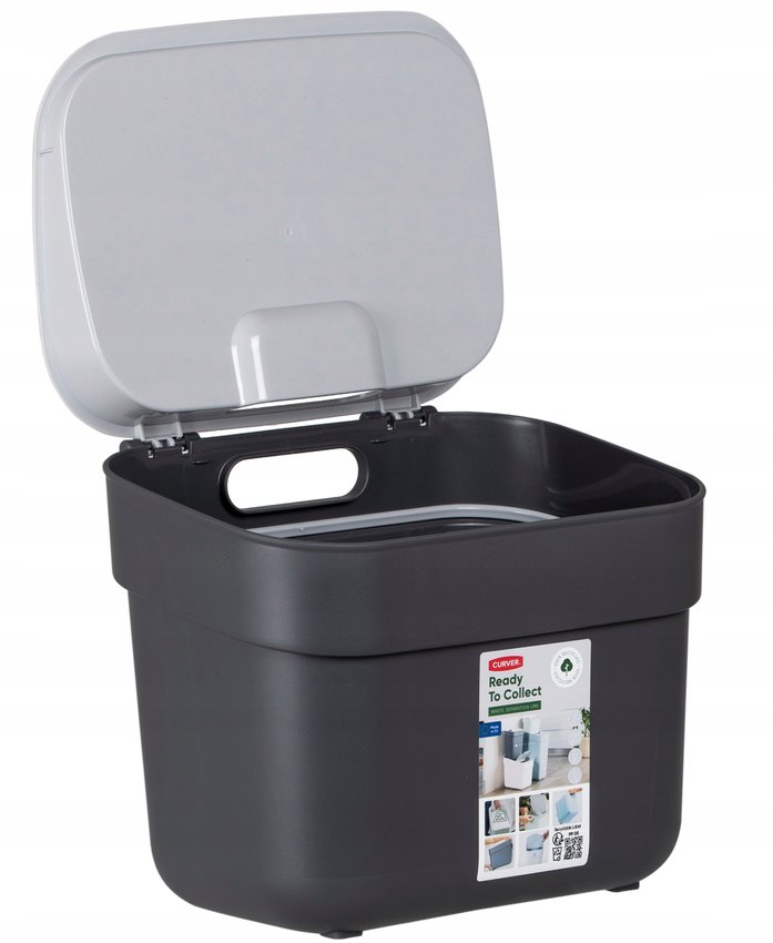 Kosz segregacyjny Curver Ready To Collect czarny 5L 252032