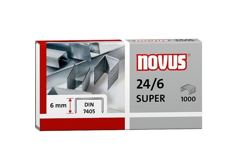 Zszywacz Novus B3 Czarny Z Pakietem Startowym Zszywek 24/6 Din Super