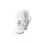 Rękawice Fahrer RS Driver Rozm. 9 Białe  /RS-Schutz