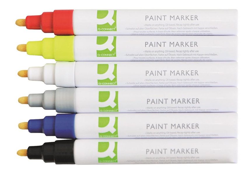 Marker Olejowy Q-Connect Okrągły 2-3mm Biały