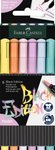 Pisaki Pędzelkowe Black Edition 6 Kol. Pastelowych Faber-Castell