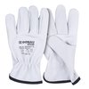 Rękawice robocze DONAU SAFETY DS-DRIVCOW driver skóra bydlęca rozm. 8/M białe