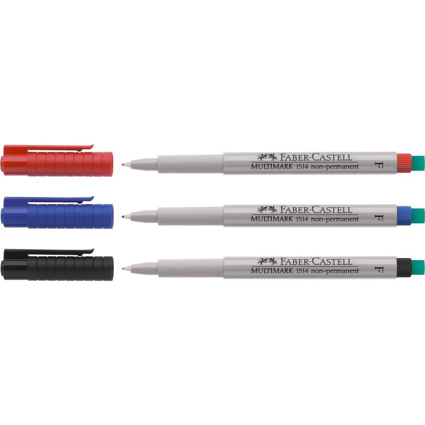Multimark Ohp Niepermanentny F 4 Kol. Etui Plastikowe Faber-Castell