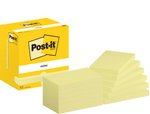 Bloczek samoprzylepny POST-IT 76x127mm 12x100 kart., żółty