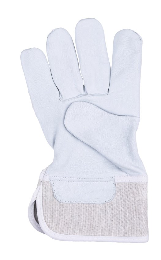 Rękawice robocze DONAU SAFETY DS-DOKGOAT doker skóra kozia rozm. 105/XL szaro-białe