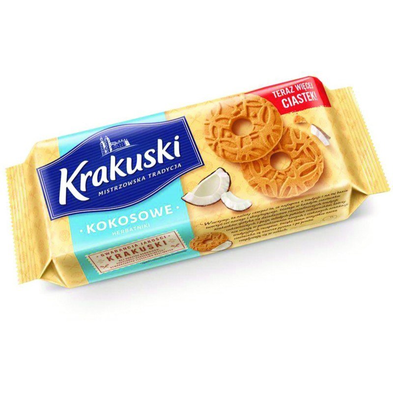 Ciastka Krakuski Kokosowe 168g