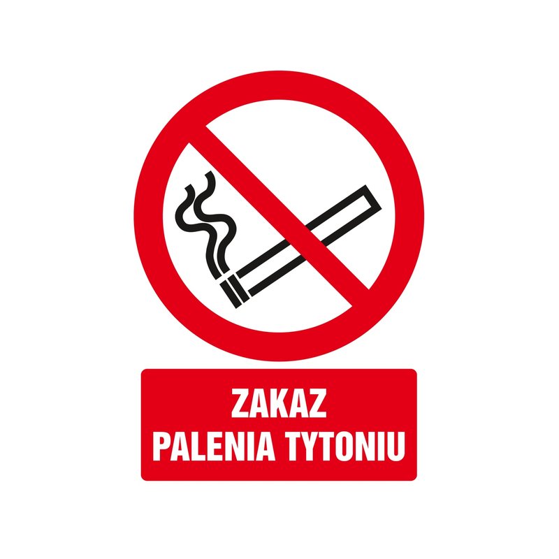 Znak TDC Zakaz Palenia Tytoniu  /TDC