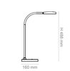Lampka na biurko CEP CLED-0290 Flex biały