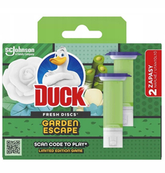 Duck Fresh Discs Garden Escape Żelowy krążek do toalety 2x36ml Zapas