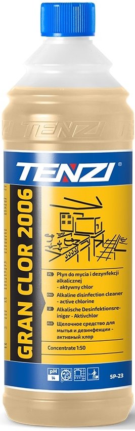 Tenzi płyn dezynfekujący Gran Clor 2006 aktywny chlor 1L