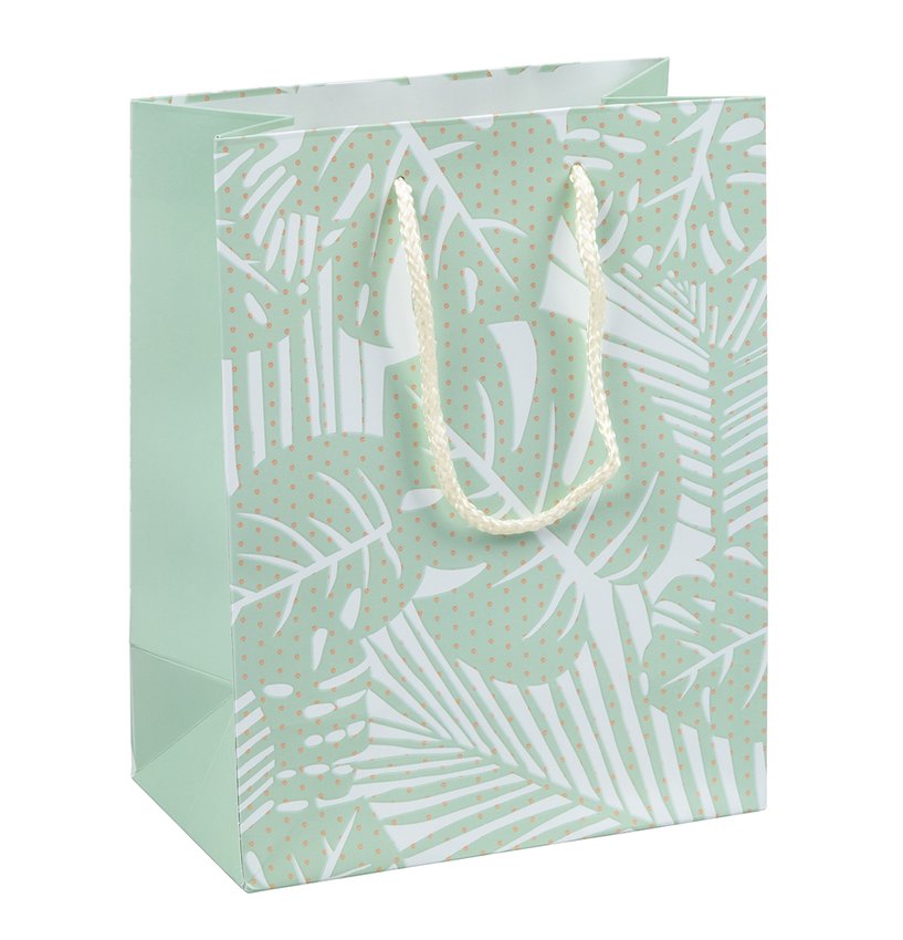 Torebka na prezenty DONAU HOME laminowana 18x23x10cm całoroczna sznurek mix wzorów