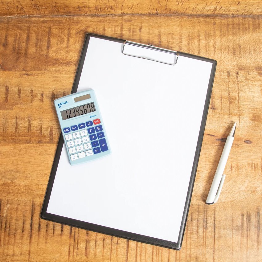 Kalkulator Kieszonkowy M 8, 8-Pozycyjny, Jasnoniebieski Maul