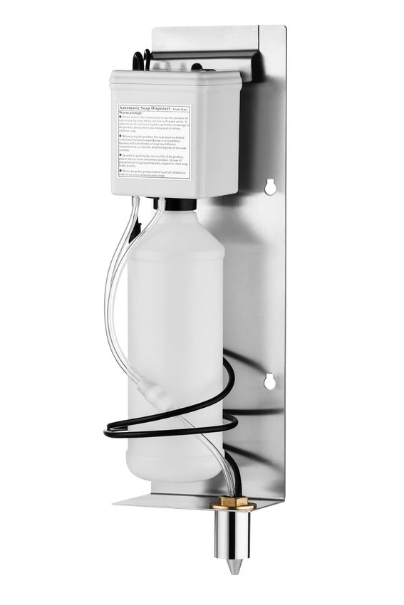 Zalustrowy dozownik mydła DISH86 czarny 500ml