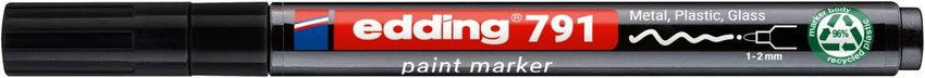 Marker olejowy e-791 EDDING PCR czarny