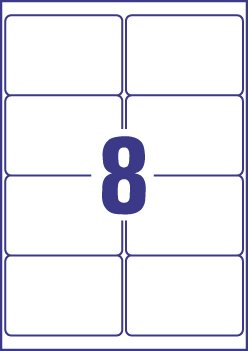 Etykiety Samoprzylepne Economy Europe100 by Avery 99,1x67, 7mm, 100 No.ELA043