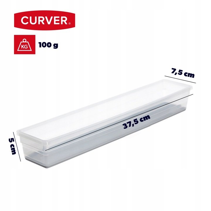 Organizer szufladowy Sistemo 5 Curver transparentny szary