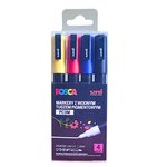 Zestaw pisaków z farbą plakatową Uni Posca 4 szt.