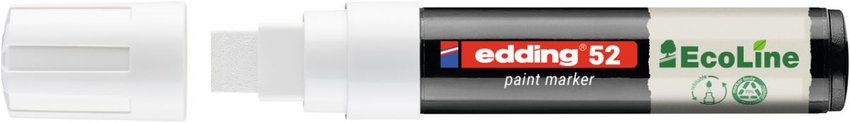 Marker olejowy na bazie wody e-52 EDDING EcoLine 4-15mm biały
