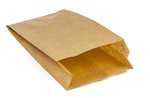 Torebka Papierowa z Fałdą Brąz 280x150x65mm A'1000
