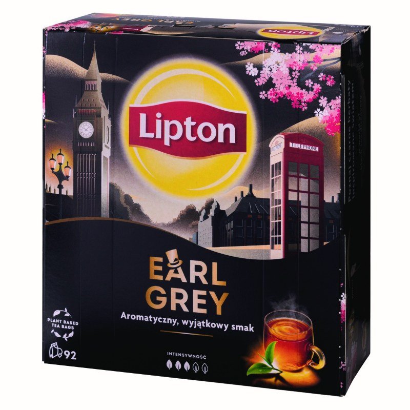 Herbata Lipton Earl Grey 92 Torebki