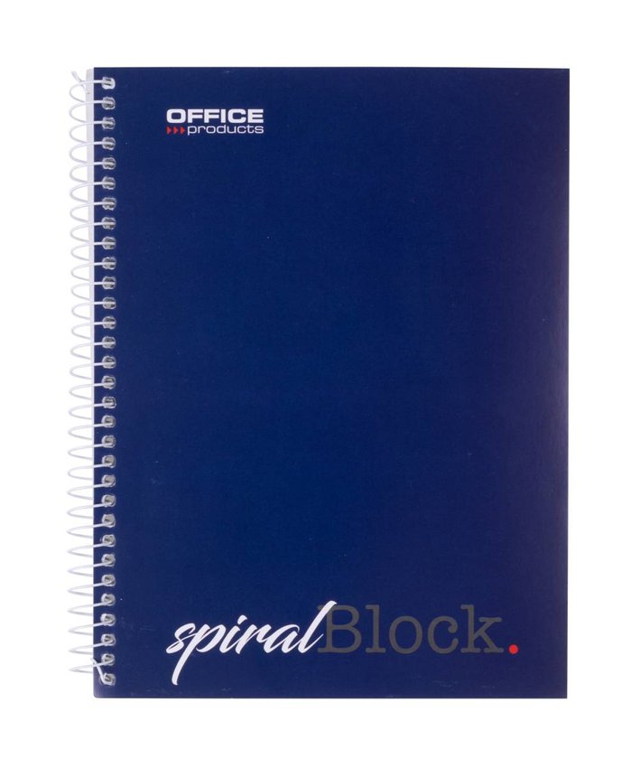 Kołonotatnik OFFICE PRODUCTS A5 w linie 80 kart., 70gsm granatowy