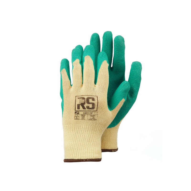 Rękawice Dziane RS Safe Ex Bawełniane Rozm. 11 Żółto-Zielone  /RS-Schutz