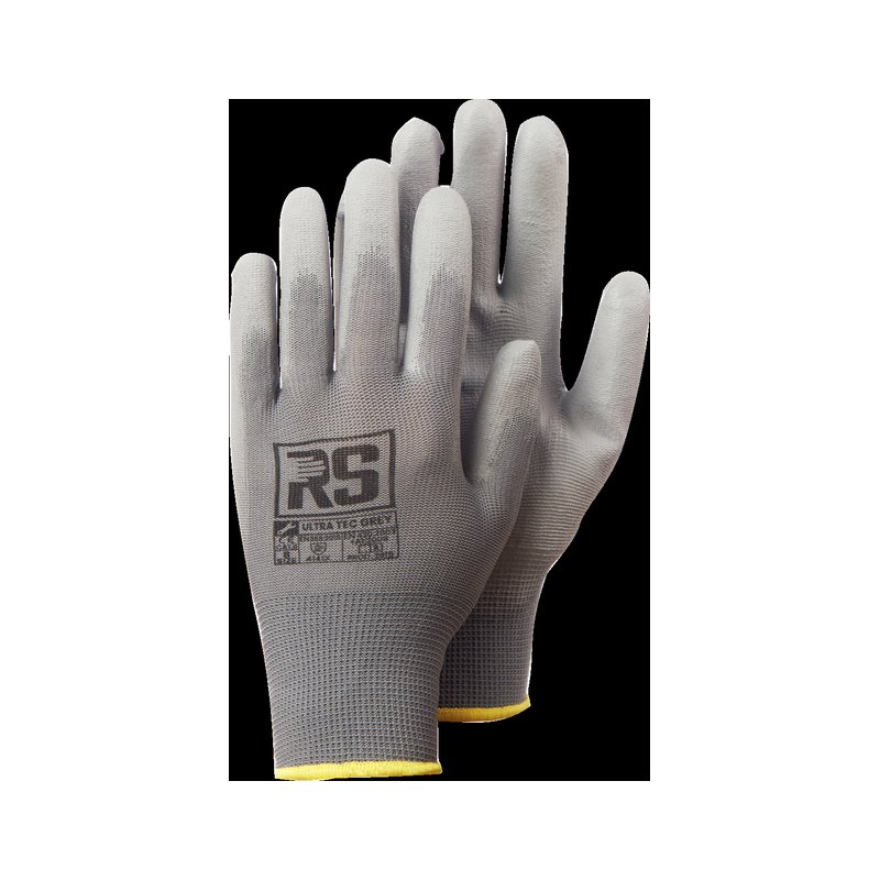 Rękawice RS Ultra Tec Grey Dziane Rozm.9 Szare   /RS-Schutz