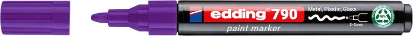 Marker olejowy e-790 EDDING PCR fioletowy