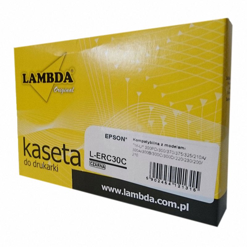 Taśma do Epson Erc30C 300/370/375/325 Black Lambda