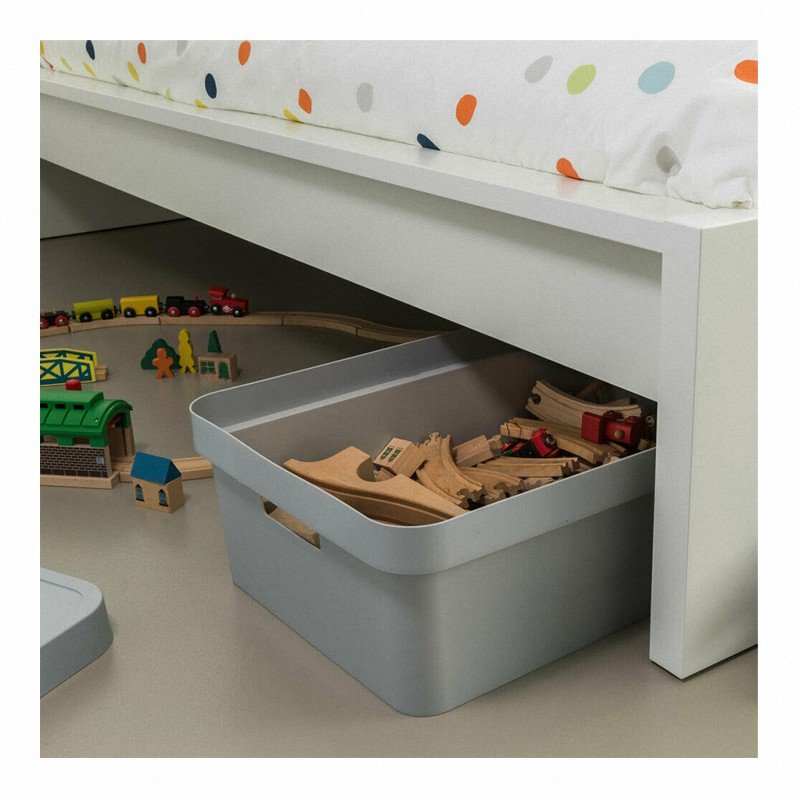 Pojemnik Infinity 11L z pokrywką jasno szary Curver 229246