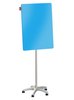 Flipchart Mobilny Memobe, Szklany Niebieski, Suchościeralny Magnetyczny, Star, 70X100Xh220 Cm