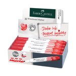 Marker Do Tablic Suchościeralnych Czerwony Końcówka Okrągła Faber-Castell