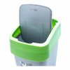 Kosz Flip Bin Curver 190172 na śmieci 10L srebrny zielony