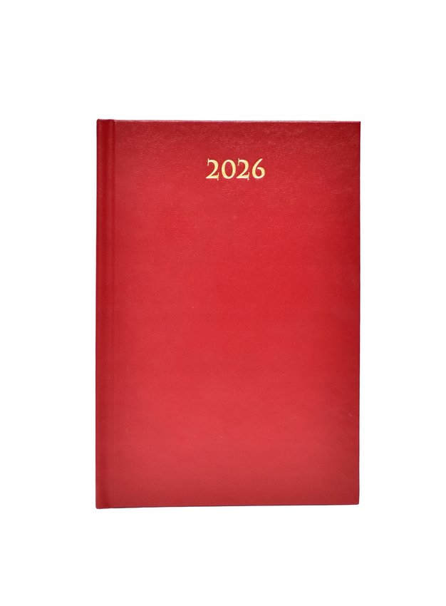 Terminarz A5 Dzienny Bordowy /Artsezon