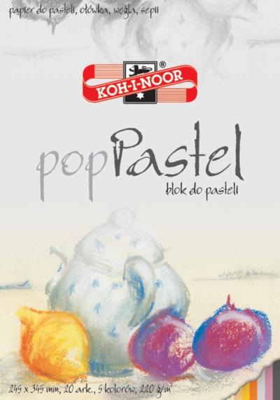 Blok do Pasteli popPastel 245x345mm 220g 20k Biały /Koh-I-Noor