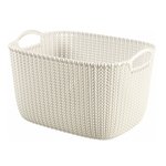 Kosz prostokątny Knit rozmiar L kremowy Curver 226379