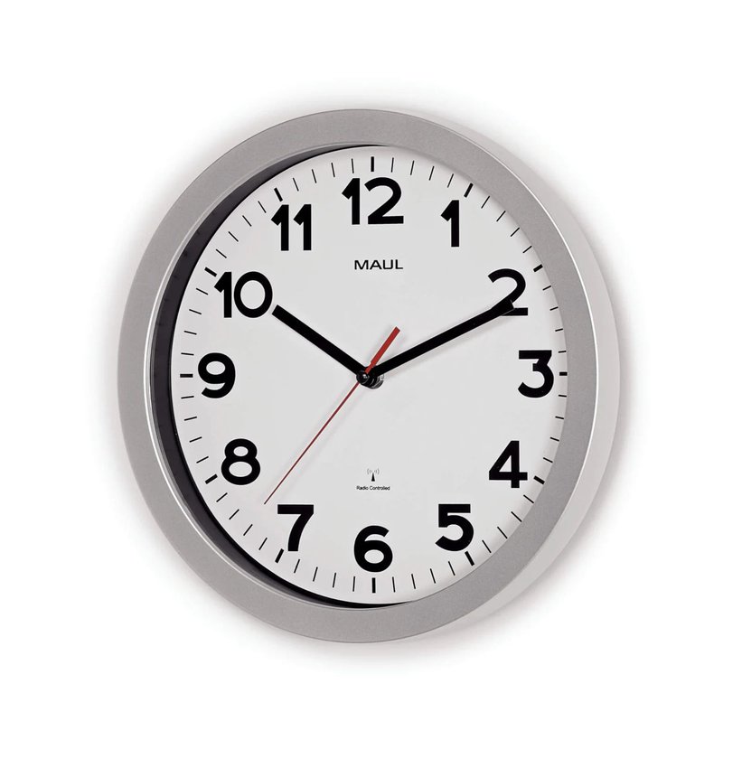 Zegar Ścienny Maulstep 30Rc Srebrny